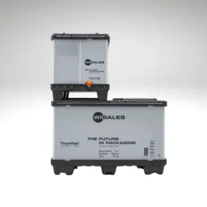 Foldable large load carriers/steel racks for the transportation of sensitive components. ThorPak® systems/steel racks in combination with pocket systems, foam inserts, compartments, textile pockets, deep-drawn intermediate layers and toothed strips. 