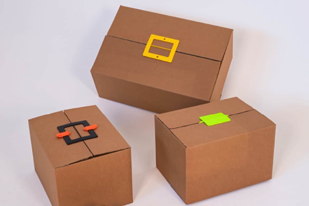 wi-sales ThorPak Buckle Verpackungshilfsmittel Karton Kartonage Alternative zum Klebeband