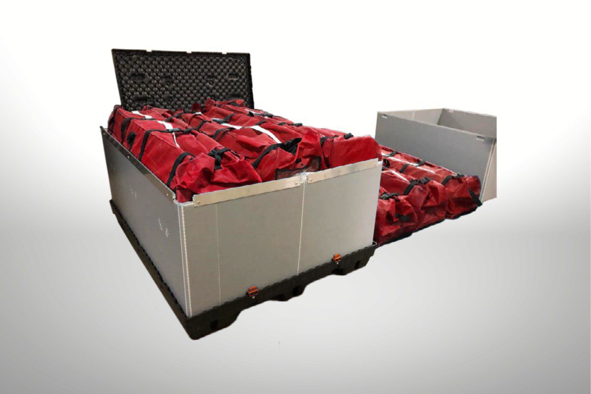 wi-sales ThorPak Kabelbaum 2 wi-sales ThorPak Kabelbaum sicherer Transport und Lagerung von Kabelbäumen Transportbehälter bis zu 83% volumenreduzierbar